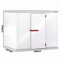 Cameră frigorifică de congelare - 3000x4575 mm - 23,89 m³