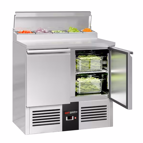 Pripremni rashladni pult Mini PREMIUM - 900x700 mm - 2 vrata - za 5x GN 1/6