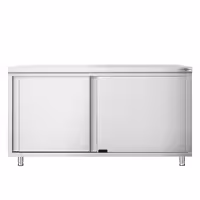 خزانة قاعدية ستانلس ستيل KOPENHAGEN PREMIUM - 1600x800mm - أبواب منزلقة