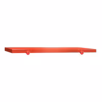 Vágódeszka - 1200x700 mm - Vastagság: 40 mm - HACCP - HDPE 500 - piros - 4 stopperrel - csúszásgátló