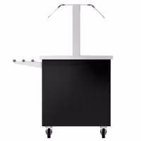 Carrello buffet freddo DANZIG - 1300mm - per 3x GN 1/1 - con scorrivassoio - Nero
