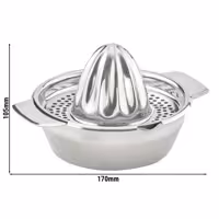 (6 adet) El Tipi Limon Sıkacağı - Paslanmaz Çelik - 350ml