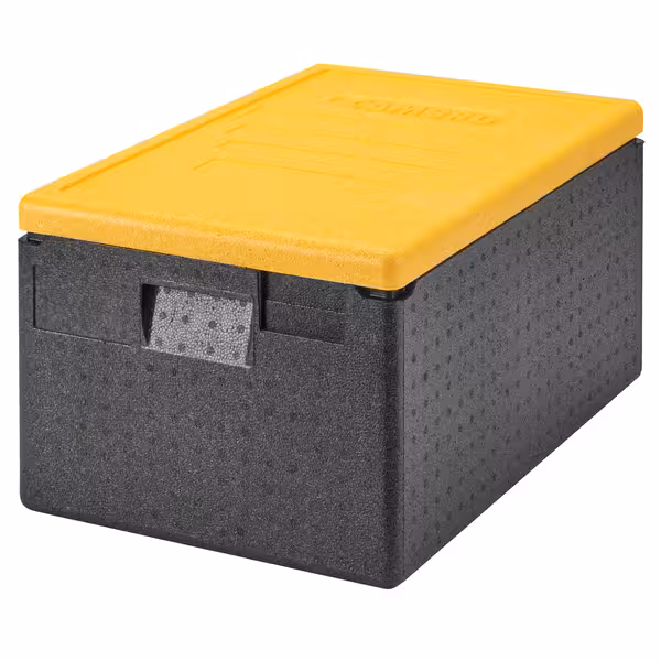 CAMBRO | CAM GOBOX® - GN 1/1 - صندوق تحميل علوي - أسود - غطاء أصفر