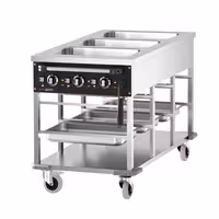 Vattenbadsvagn - 3 kW - 3x GN 1/1 - individuell temperaturreglering per brunn