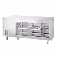 Rashladni pult - 1865x700 mm - 474 l - Ventilirano hlađenje - s ostakljenom frontom - straga 3 vrata