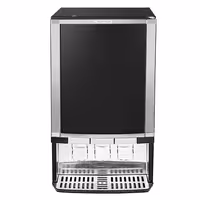 GASTRO-COOL | Rashladna vitrina za pića - 480 mm - 65 l - s 1 staklena krilna vrata & reklamnim zaslonom & LED osvjetljenjem - crni
