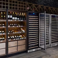 Hladnjak za vino - Inox - 2 klimatske zone - 450 l - max. 160 boca