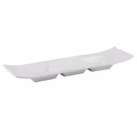 (6 adet) Sos Kasesi - Melamin - CASUAL - 290x90mm - Köşeli - Derinlik:30mm - Beyaz
