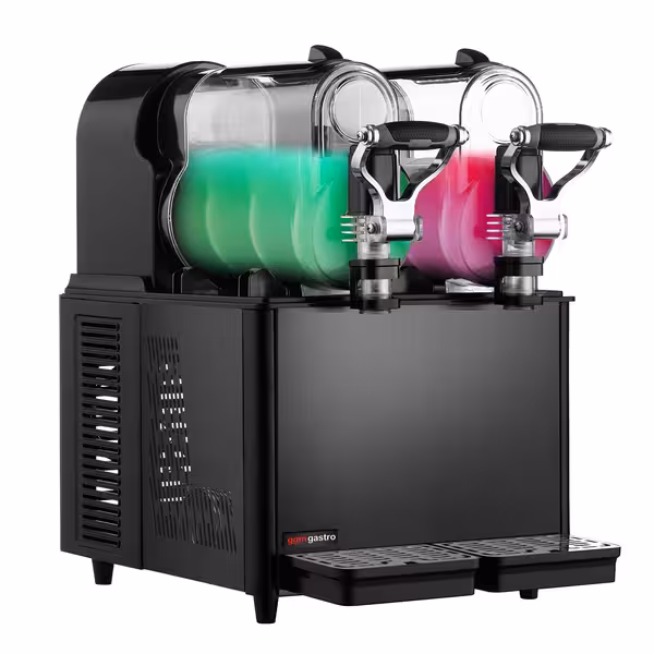 Commercial Slush Machine - 2x 3L - 340W - Black
