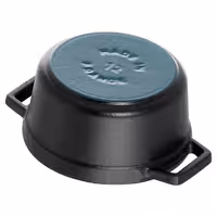 STAUB | Mini Cocotte Round Enamelled Cast Iron Casserole Dish – Ø 120 mm – Black