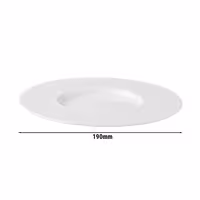 (6 adet) WHITE DELIGHT - Çorba Alt Tabağı - Ø190mm - Beyaz