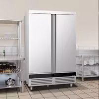 GASTRO-COOL | Hladnjak nehrđajući čelik (inox) PREMIUM - 1200 l - od -2 °C do +8 °C - s 2 vrata - ventilirano hlađenje, automatsko odmrzavanje, LED rasvjeta