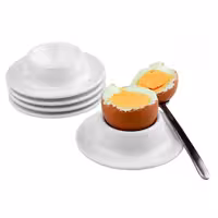 (6 adet) Yumurtalık EGGY - 4'lü Set - Melamin - Ø85mm - Beyaz