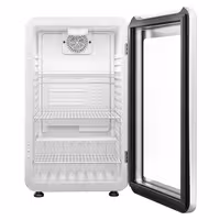 Minibar hladnjak - 495 mm - bruto 120 l - s jednim staklenim vratima - bijela