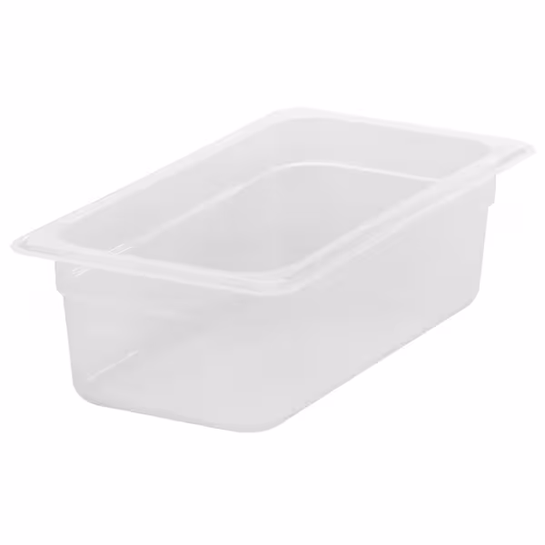 (6 szt.) CAMBRO | Pojemnik GN 1/3 – polipropylen – wysokość: 100 mm – mleczny