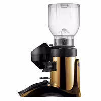 Commercial Coffee Grinder - 2kg - 63dB - with Dispenser (Doser) - Gold