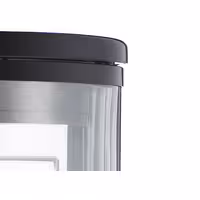 Countertop 4-Sided Glass Display Fridge - Double glazing - round - 73L - 503mm - with 4 rotating shelves - 1 glass door - for patisserie - Black