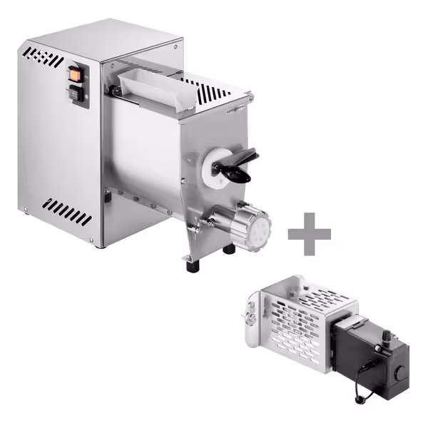 Profesionalni Električni stroj za izradu tjestenine - 4,2 kg/h - 370 W - Ø 59 mm - s rezačem za tjesteninu