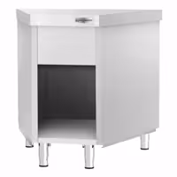 KOPENHAGEN Radni ugaoni ormar – 984 mm – 45° vanjski – nehrđajući čelik