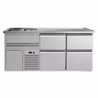 Direct Draw Beer Dispenser / Kegerator PREMIUM PLUS- 1950x700mm - with 4 drawers