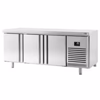 Pekarski rashladni pult PREMIUM PLUS - 2185x800 mm - 635 l - Ventilirano hlađenje - s 3 vrata - bez podignutog ruba