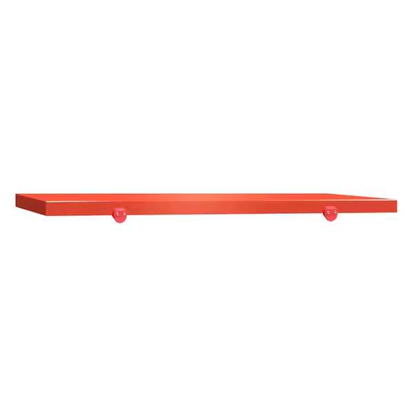 Placă de tăiere pentru masa de lucru – 1600 x 700 mm – Conformă cu HACCP – Roșie