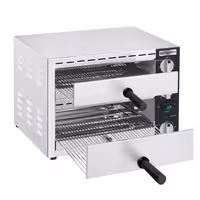 Electric Pizza Oven - Double Deck - Stone Deck - 1+1 x Ø 33cm (13") - 230V Single Phase - Mechanical Controls - up to 300°C