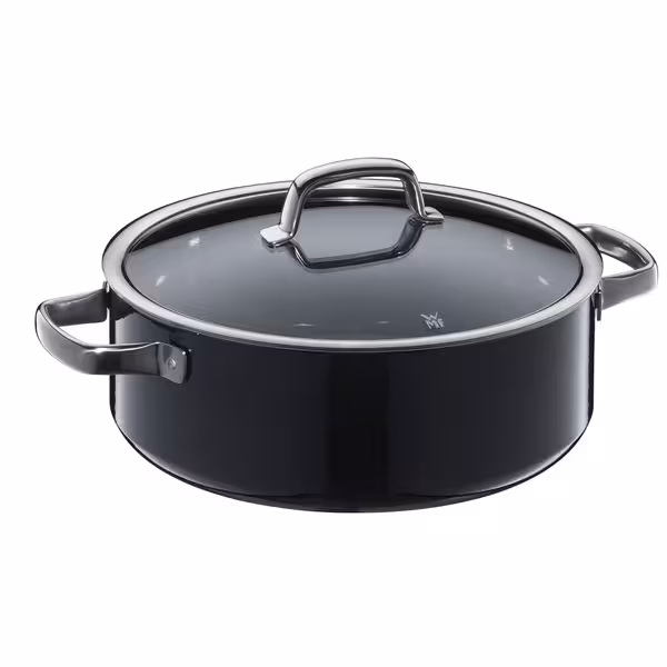 WMF | Fusiontec Mineral - Frigideira - Ø 280mm - incl. tampa de vidro - Preto