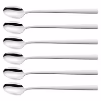 (6) ZWILLING | Dinner Long Drink Spoon Set – Tall Glass Spoons - 18/10 Stainless Steel