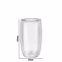 (2) ZWILLING | Sorrento Latte Macchiato Glasses – 350 ml - double‑walled borosilicate