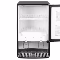GASTRO-COOL | Rashladna vitrina za pića - 480 mm - 65 l - s 1 staklena krilna vrata & reklamnim zaslonom & LED osvjetljenjem - crni