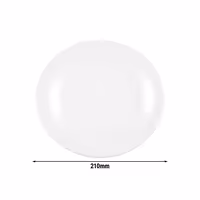 (6 adet) SELTMANN WEIDEN | Tabak - düz oval - 210x192 mm - Beyaz