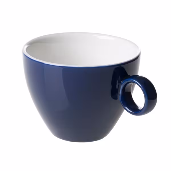 (6 pcs) BART | Cappuccino Cup Colour Cafe - 230ml - Blue