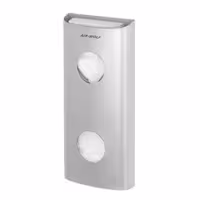 AIR-WOLF | Wall-Mounted Sanitary Bag Dispenser – Stainless Steel - 25 Bag Capacity
