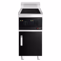 Indukcijska ploča – 7 kW – 2 zone kuhanja – uključujući donju jedinicu s jednim vratima