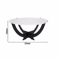 Buffet Stand - Octopus - Black - round - Ø300mm - Powder-coated stainless steel