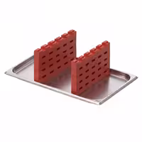 Kebab skewer holder – stackable – holds up to 25 kebab skewers – (polyethylene)