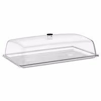 Tray with Dome Cover - GN 1/1 - Polycarbonate - 530x325mm - Height: 170mm - incl. GN 1/1 tray - with stackable design