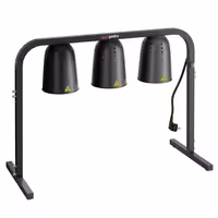 Infracrveni grijaći most s 3 grijaće lampe – 750 W – podesive visine – crna