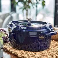 STAUB | LA COCOTTE - Kookpot - Ovaal - 330mm - Gietijzer - Donkerblauw