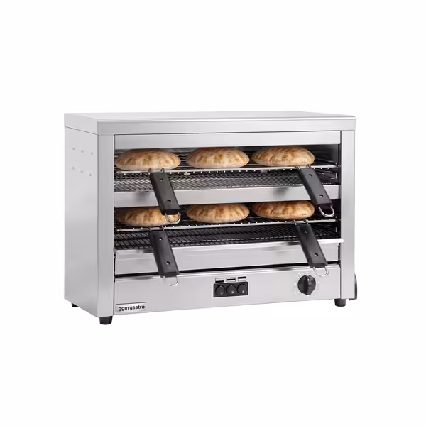 Szalamander sütő - infravörös fűtőelemmel - 4,5 kW - 230/400 V
