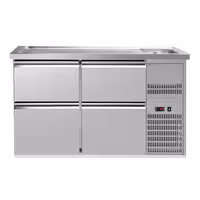 Direct Draw Beer Dispenser / Kegerator PREMIUM PLUS - 1550x700mm - 4 Drawers