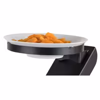 Etagere / Buffet Stand - Powder-coated stainless steel & Melamine - Black - incl. 3 Melamine bowls Ø260mm