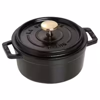 STAUB | Mini Cocotte Round Enamelled Cast Iron Casserole Dish – Ø 120 mm – Black