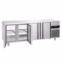 Rashladni pult - 2330x700 mm - 632 l - Ventilirano hlađenje - s 4 vrata - s ostakljenom frontom