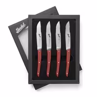 BERKEL | (4 bucăți) - Cuțit pentru friptură - Roșu - 110mm