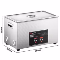 Ultrazvučni čistač – 30 litara – 600 W ultrazvučne snage – s odvodnim ventilom