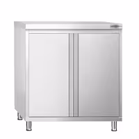 خزانة قاعدية ستانلس ستيل PREMIUM - 800x600mm - 2 أبواب مفصلية