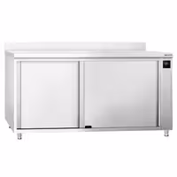 Commercial Hot Cupboard PREMIUM – 2000 × 700 mm – with Upstand & Sliding Doors – Digital