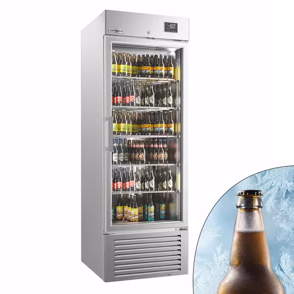 SUPERCOOLER frižider za pića – sa staklenim vratima – hladi na ispod 0 °C